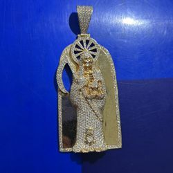 Santo muerto 14 Karat Gold