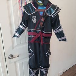 Ninja Halloween Costume Size 5-6