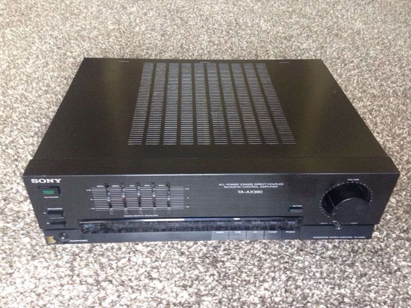 SONY TA-AX380 PROFESSIONAL INTEGRATED POWER AMPLIFIER -EXCELLENT CONDITION