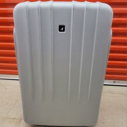 Kangol Unisex Silver Hardside Hard Shell Large Luggage Suitcase With Wheels