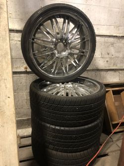 255/30zr22 95W XL Rims/tires