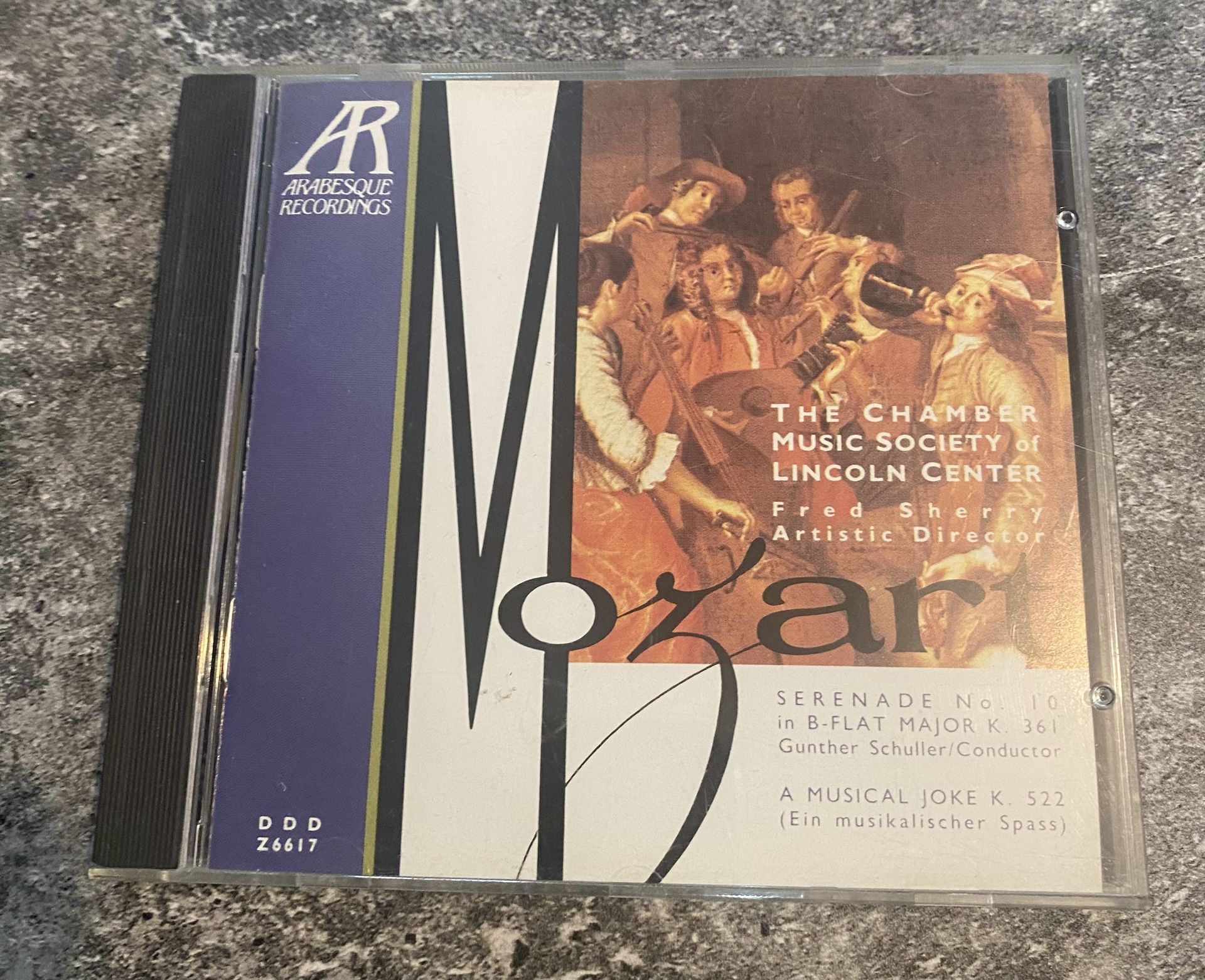 THE CHAMBER MUSIC SOCIETY OF WOLFGANG AMADEUS MOZART - Mozart: Serenade K.361