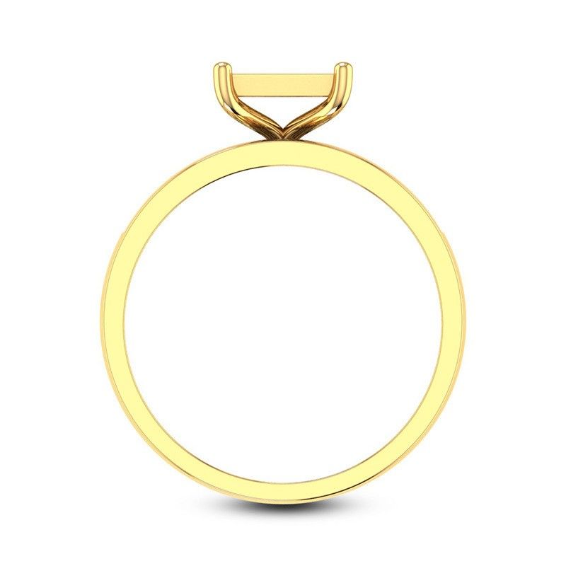 "Refine Square Zircon Luxury Princess Fashion Square Rings for Women, EVGG1262