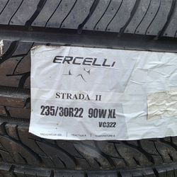 Tires 4 Brand New Strada 2 Set