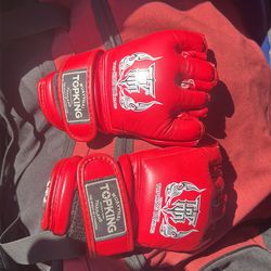 Top king MMA fight gloves L