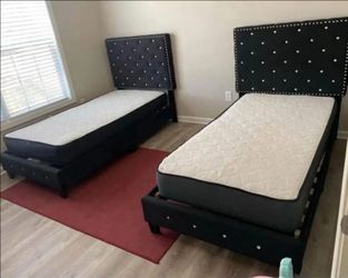 🚨 SAVE PRICE IS REAL! 🚨
2 TWIN BED FRAMES with Mattresses – Only $599