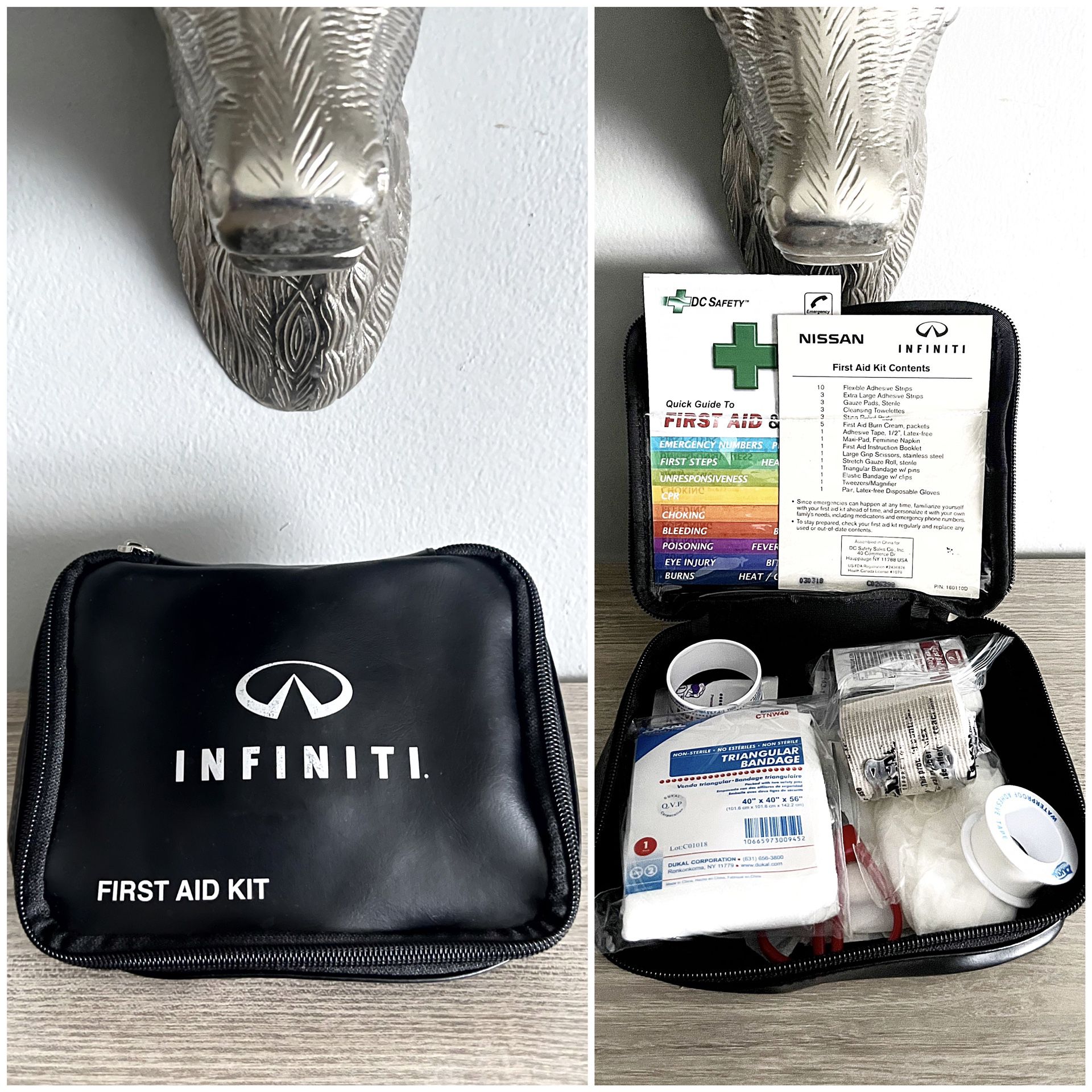 First Aid emergency Kit bag. Please see the pictures for what’s included.