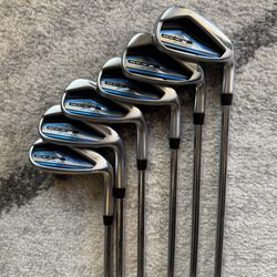 Golf Clubs, Cobra F Max Iron Set, 5-GW