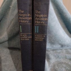 The Negro In American History Volumes 1 & 2 1969 Edition X Library Books. 