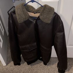 Vintage WW2 Leather Jacket (Men’s XL)