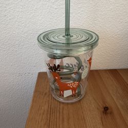 Signature Seasons Harvest Curly Straw Tumbler. 