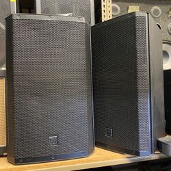Electro-Voice ZLX-15P 15" Two-way Powered PA Loudspeaker PAIR Speakers - black  DJ Music Instruments Audio Equipment 