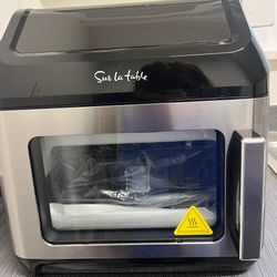 $60- 13Qt Sur La Table Air Fryer - cracked from the side