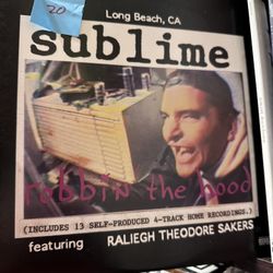 Sublime Vinyl Record LP robin The Hood 40oz To Freedom Self Titled Album 