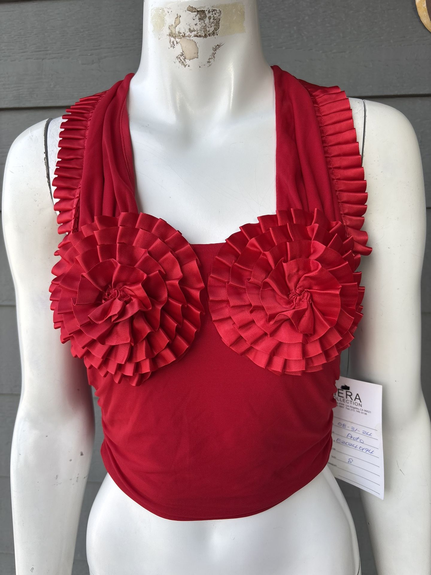 Ruffled Halter Top
