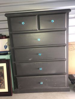 Dresser - Highboy w/ crystal knobs