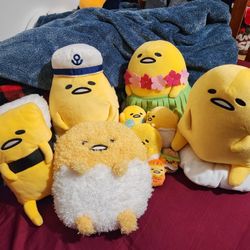 Gudetama Plushies LOT