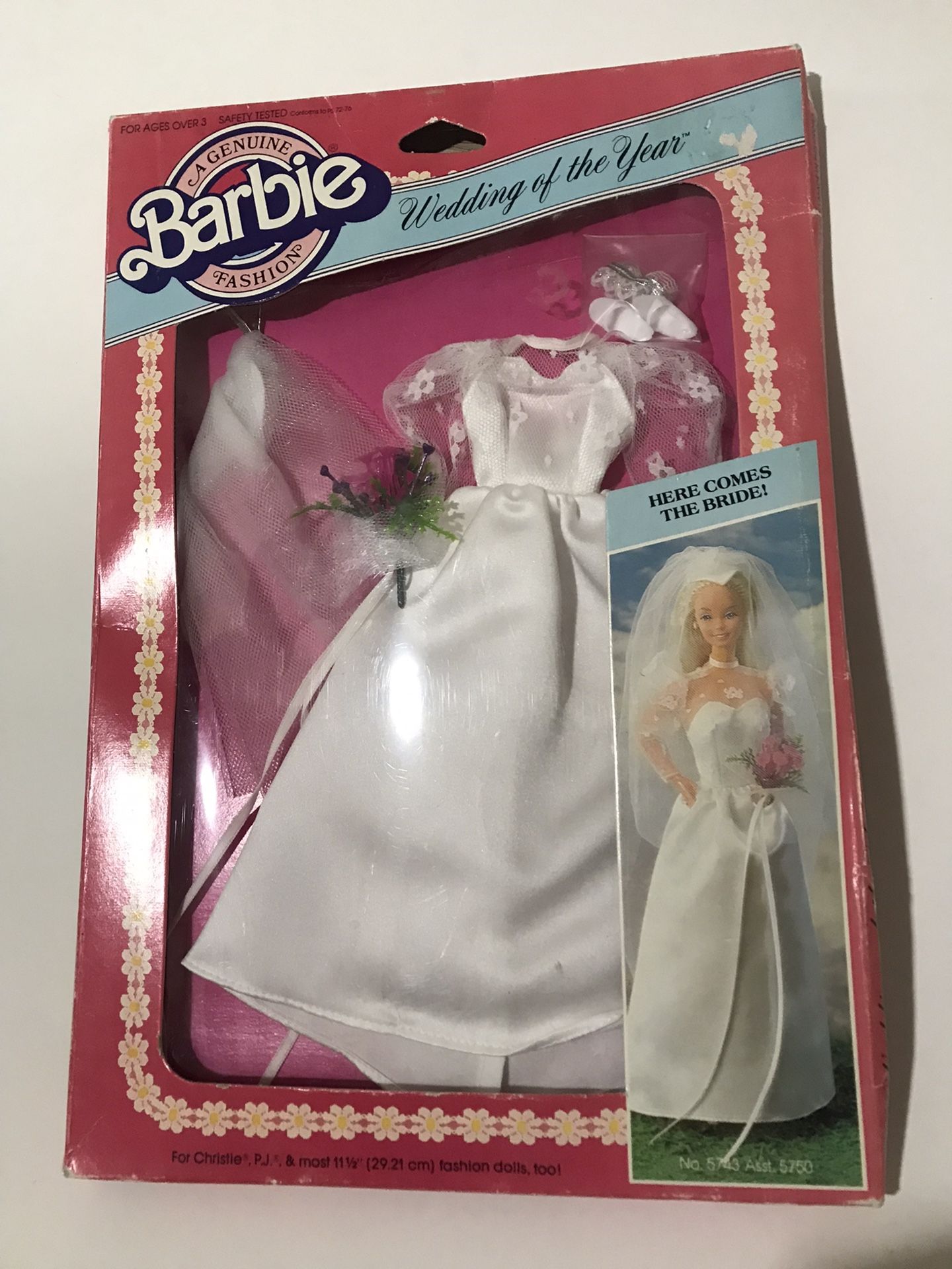 Vintage 1982 Mattel Barbie Wedding Of The Year Fashion No 5743 New In Box