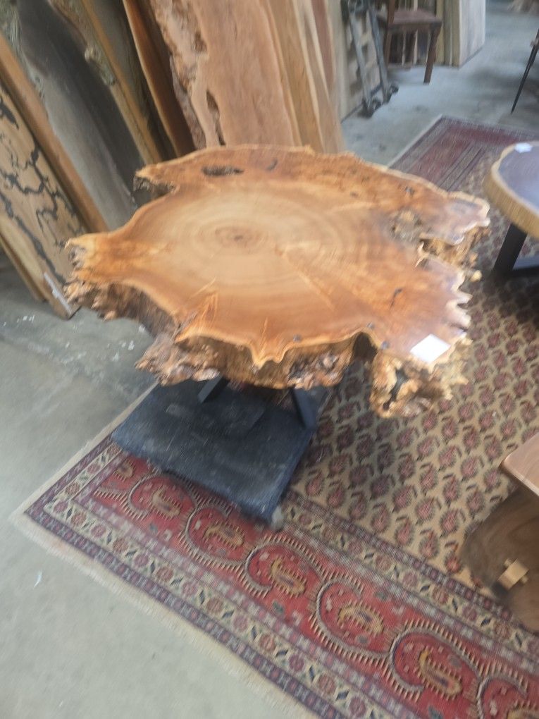 Live Edge Mimba Coffee Table! Table