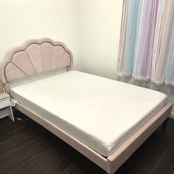 Full Size Bedframe And Mattress 
