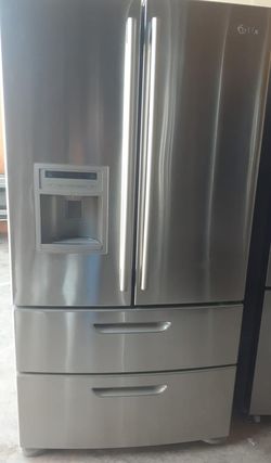 GE  4 Door Stainless Steel Fridge
