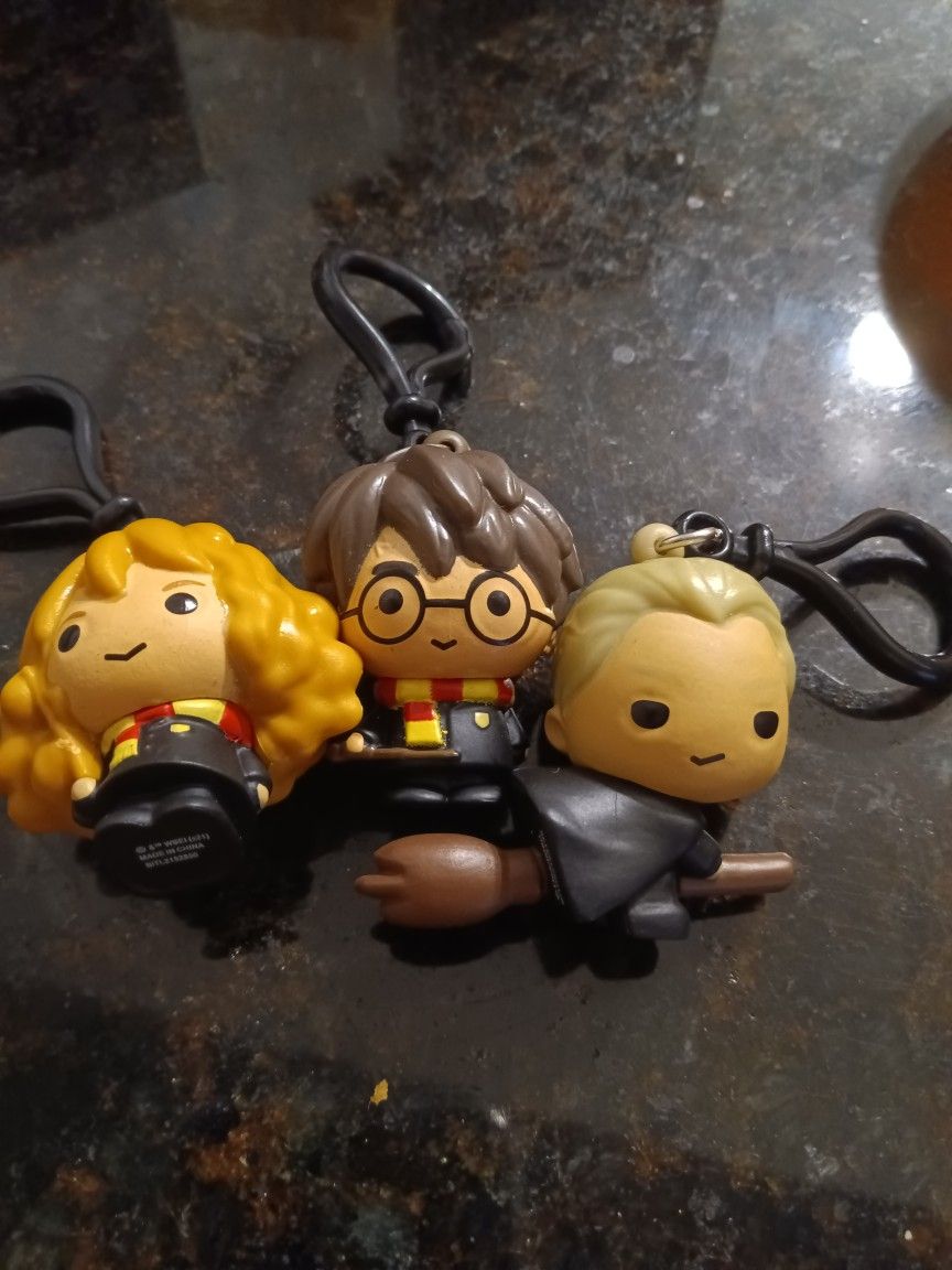 Harry Potter, Hermione And Draco Collectible Bag Tags