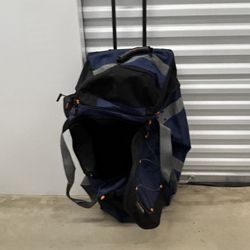 a duffel bag or travel bag