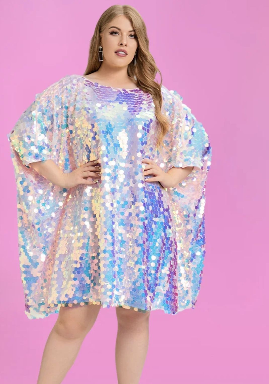Light pink Plus Size Dress