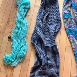 4 Wrap Around Scarves 