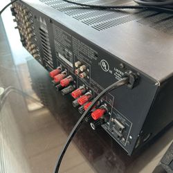 Klipsch and Bosch Speakers With Denon Stereo 