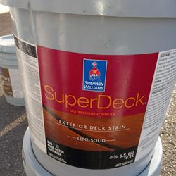 15 Gallons Of Sherwin Williams Exterior Super deck Stain for Sale