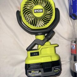 RYOBI fan