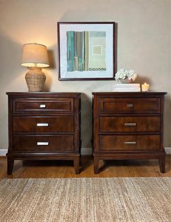 Two king sized nightstands
