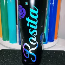 Custom Tumblers and Wine Glass
