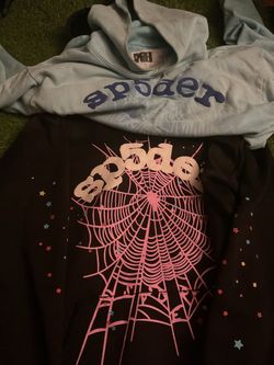 2 Sp5der hoodie bundle