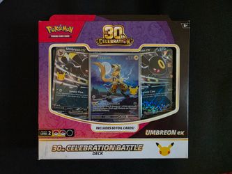 Pokémon TCG 30th Celebration Battle Deck Umbreon ex