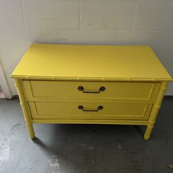 Vintage Faux Bamboo Dresser 