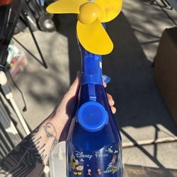 Disneyland misting fan bottle