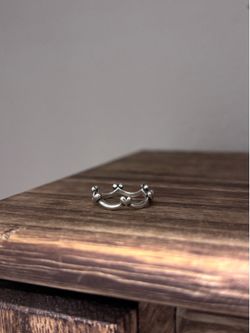 Delicate Heart Crown Stacker Ring James Avery
