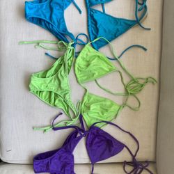 (3) Girl’s Bikini’s (Small/X-small)
