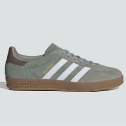 adidas Originals gazelle indoor MEN'S SHOES JI3526 Silver Pebble / Silver Green
