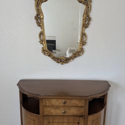 Italian Sideboard Cabinet And Mirror