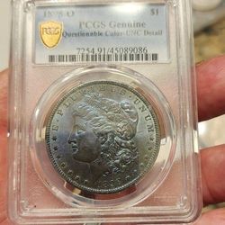 1898 0 Morgan Silver Dollar UNC