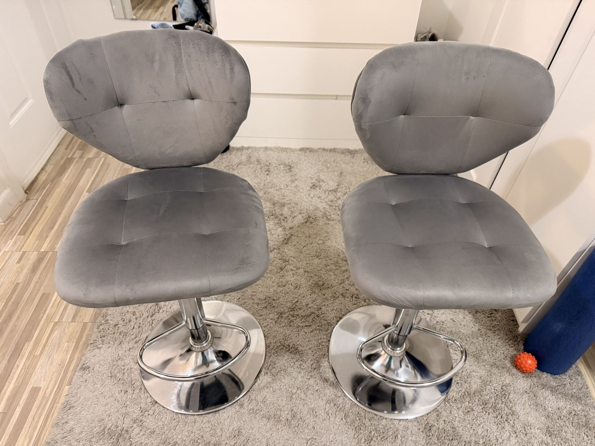 Bar Stools - Gray - Like New