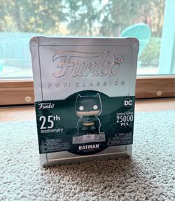 Batman 25th Anniversary Funko Pop Limited Edition 25000 Pcs NEW SEALED