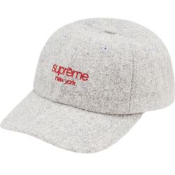 Supreme Waxed Wool Hat Heather Grey