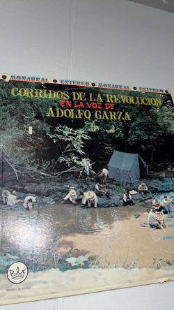corridos de la revolucion en la voz de ADOLFO GARZA  lp record vinyl $30