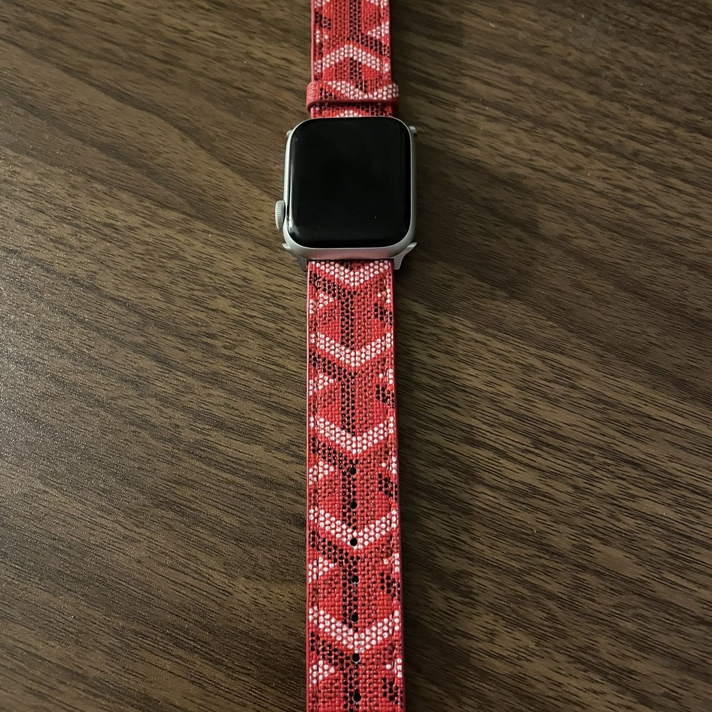 Goyard Custom Apple Watch Band Red 42mm 44mm 45mm for Sale in Boston MA OfferUp