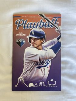 Shohei Ohtani 2024 Dodgers Spring Training Program