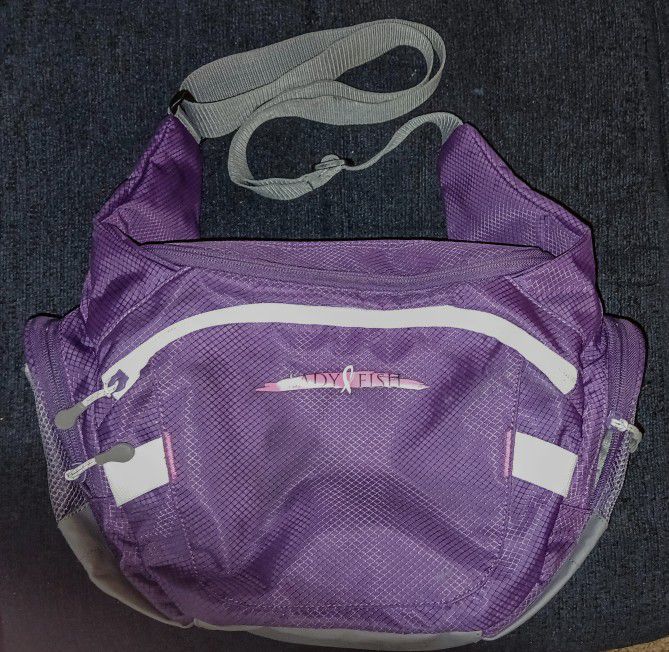 Women's Purple Fishing Tackle Bag 